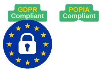 GDPR \x26 POPIA compliance logo